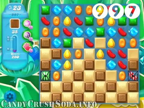 Candy Crush Soda Saga : Level 997 – Videos, Cheats, Tips and Tricks